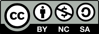 Creative Commons Attribution-NonCommercial-ShareAlike 4.0 License